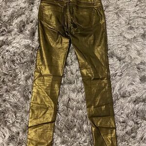 Mudd jeans gold color  size 24 women lady jeans like new , Small Size 1 Pants